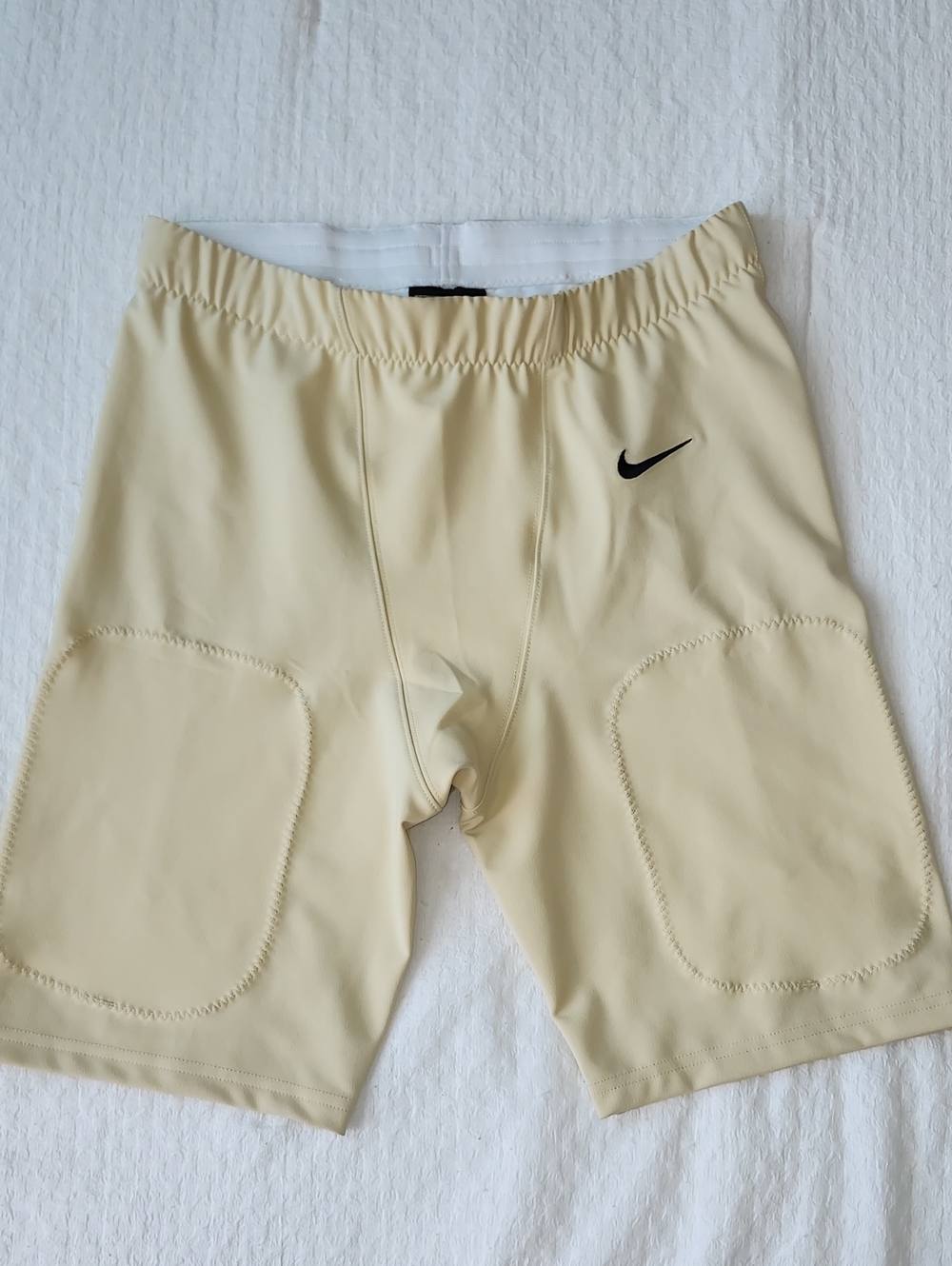 Nike Football Practice Compression Shorts Padded Thigh Pockets Mens | L | NWT